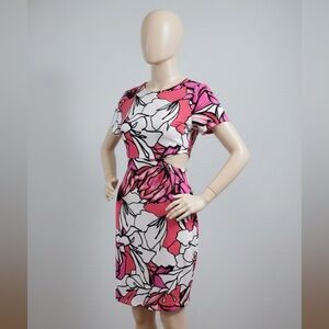 BISOU BISOU WOMEN'S FITTED SHEATH DRESS SIZE 14